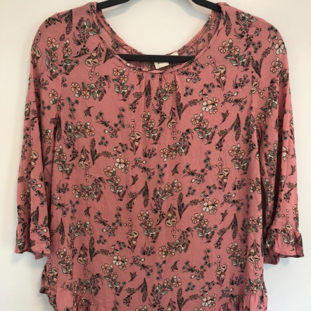 GAP floral blouse